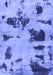 Machine Washable Abstract Blue Modern Rug, wshabs1122blu