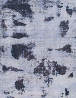 Abstract Light Steel Blue Modern Rug, abs1122