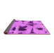 Sideview of Abstract Pink Modern Rug, abs1122pnk