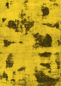 Abstract Yellow Modern Rug, abs1122yw