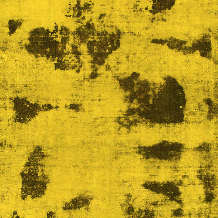 Abstract Yellow Modern Rug, abs1122yw