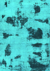 Abstract Turquoise Modern Rug, abs1122turq