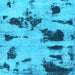 Square Machine Washable Abstract Light Blue Modern Rug, wshabs1122lblu