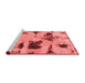 Modern Red Washable Rugs