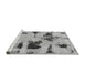 Sideview of Machine Washable Abstract Gray Modern Rug, wshabs1122gry
