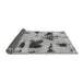 Sideview of Abstract Gray Modern Rug, abs1122gry