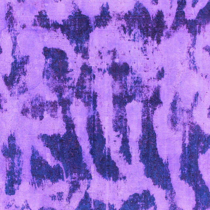 Square Abstract Purple Modern Rug, abs1123pur