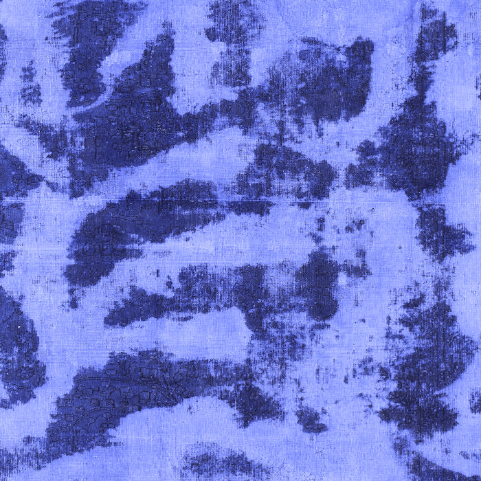 Machine Washable Abstract Blue Modern Rug, wshabs1123blu