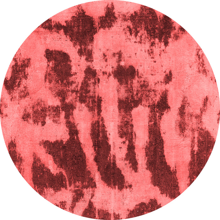 Abstract Red Modern Rug, abs1123red