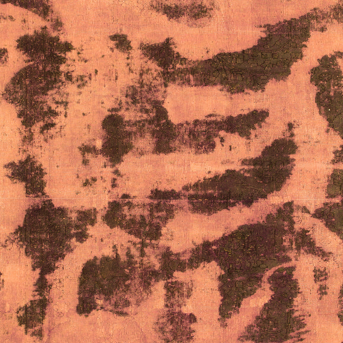 Machine Washable Abstract Orange Modern Area Rugs, wshabs1123org