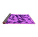 Sideview of Abstract Pink Modern Rug, abs1123pnk