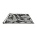 Sideview of Machine Washable Abstract Gray Modern Rug, wshabs1123gry