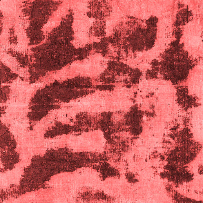 Machine Washable Abstract Red Modern Rug, wshabs1123red