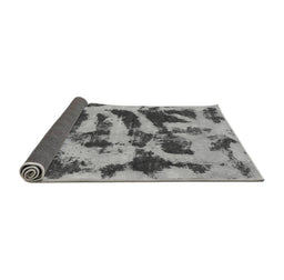 Sideview of Abstract Gray Modern Rug, abs1123gry