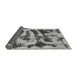 Sideview of Abstract Gray Modern Rug, abs1123gry