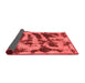 Abstract Red Modern Area Rugs