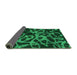 Sideview of Persian Green Bohemian Rug, abs1124grn