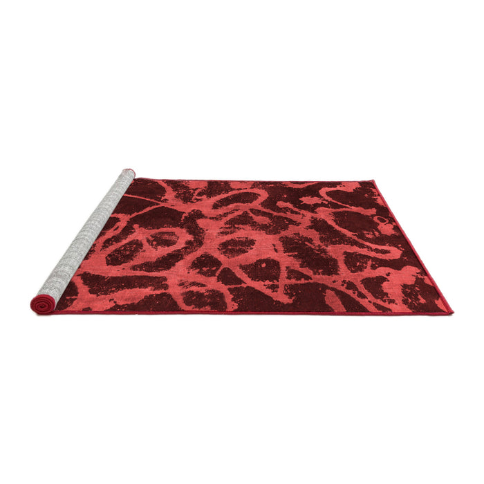 Bohemian Red Washable Rugs