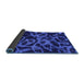 Sideview of Persian Blue Bohemian Rug, abs1124blu