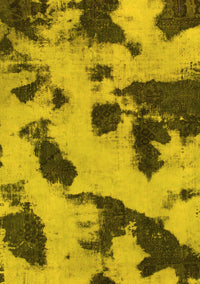 Abstract Yellow Modern Rug, abs1125yw