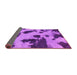 Sideview of Abstract Pink Modern Rug, abs1125pnk