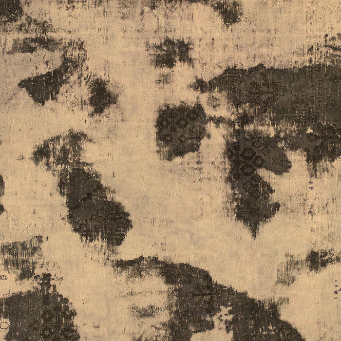Machine Washable Abstract Brown Modern Rug, wshabs1125brn