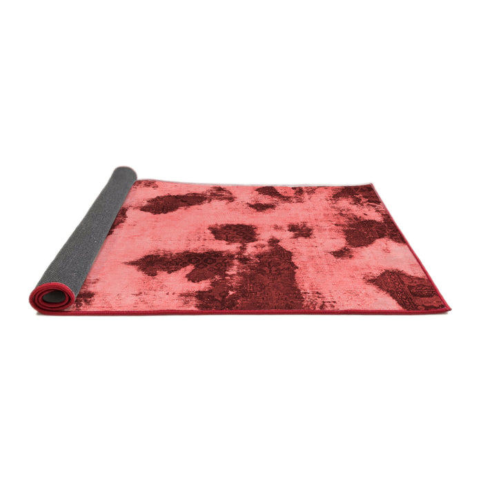 Abstract Red Modern Area Rugs