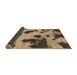 Sideview of Abstract Brown Modern Rug, abs1125brn