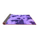 Sideview of Abstract Purple Modern Rug, abs1125pur