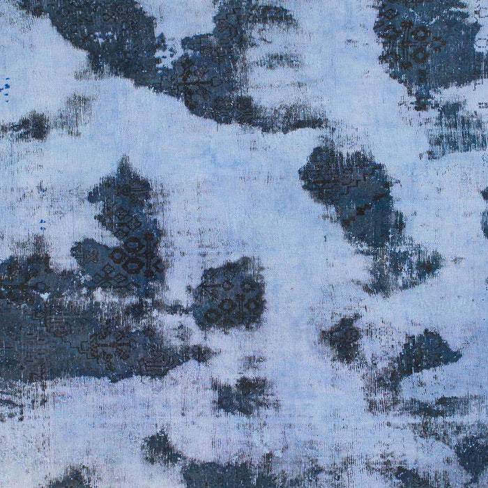 Machine Washable Abstract Sky Blue Rug, wshabs1125