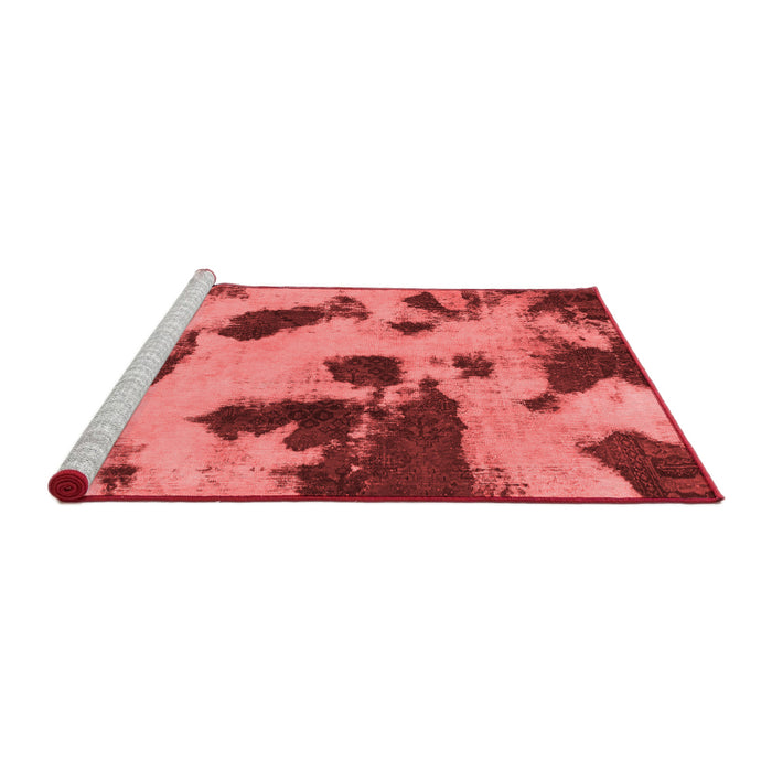 Modern Red Washable Rugs