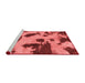 Modern Red Washable Rugs