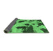 Sideview of Abstract Emerald Green Modern Rug, abs1125emgrn