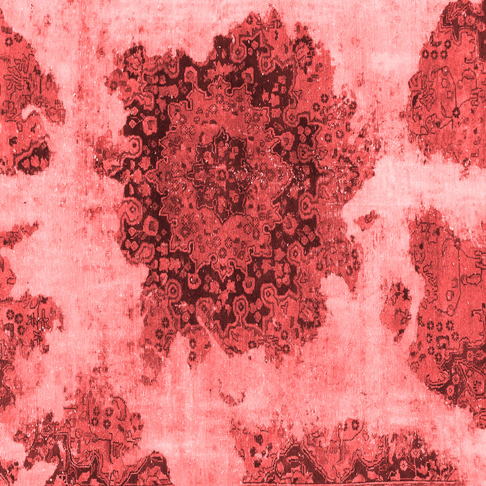 Machine Washable Abstract Red Modern Rug, wshabs1126red