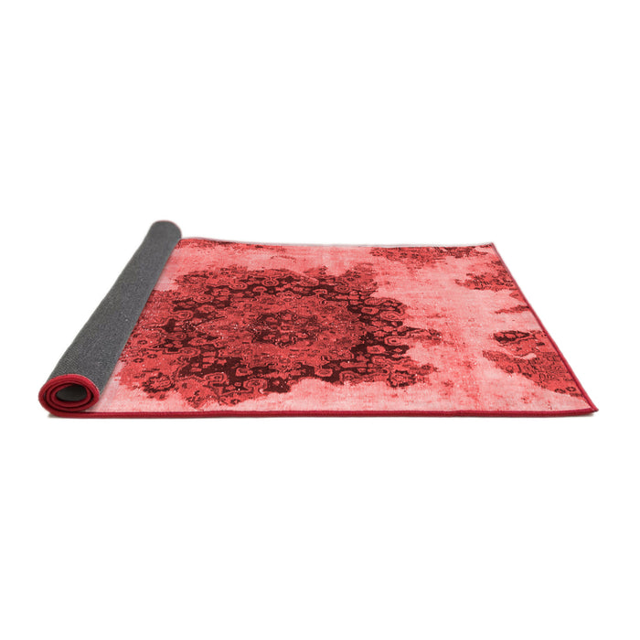 Abstract Red Modern Area Rugs
