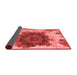 Abstract Red Modern Area Rugs