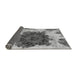 Sideview of Abstract Gray Modern Rug, abs1126gry