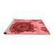 Modern Red Washable Rugs