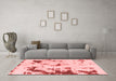 Modern Red Washable Rugs