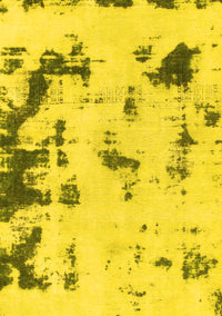 Abstract Yellow Modern Rug, abs1127yw