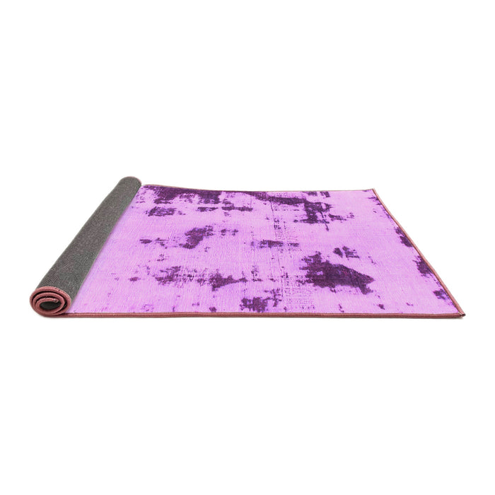 Sideview of Abstract Pink Modern Rug, abs1127pnk