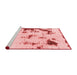 Modern Red Washable Rugs