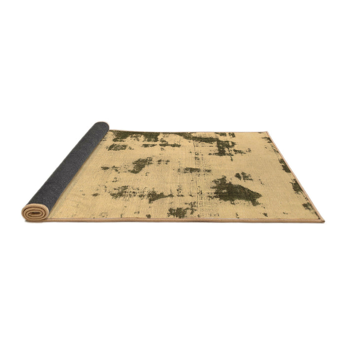 Sideview of Abstract Brown Modern Rug, abs1127brn