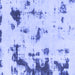 Square Machine Washable Abstract Blue Modern Rug, wshabs1127blu