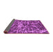 Sideview of Abstract Pink Modern Rug, abs1128pnk