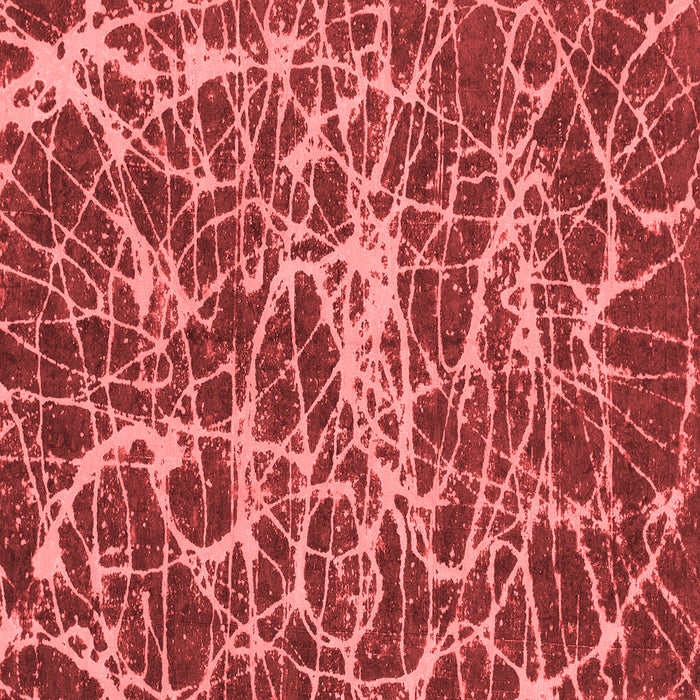 Machine Washable Abstract Red Modern Rug, wshabs1128red