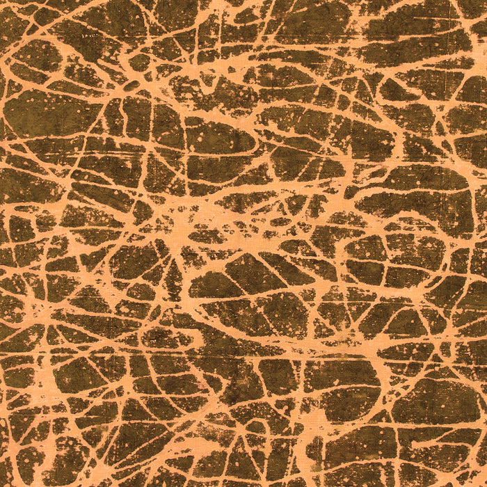 Abstract Orange Modern Rug, abs1128org