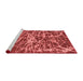 Modern Red Washable Rugs