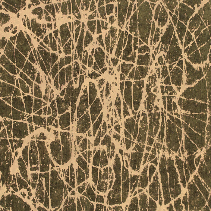 Square Abstract Brown Modern Rug, abs1128brn