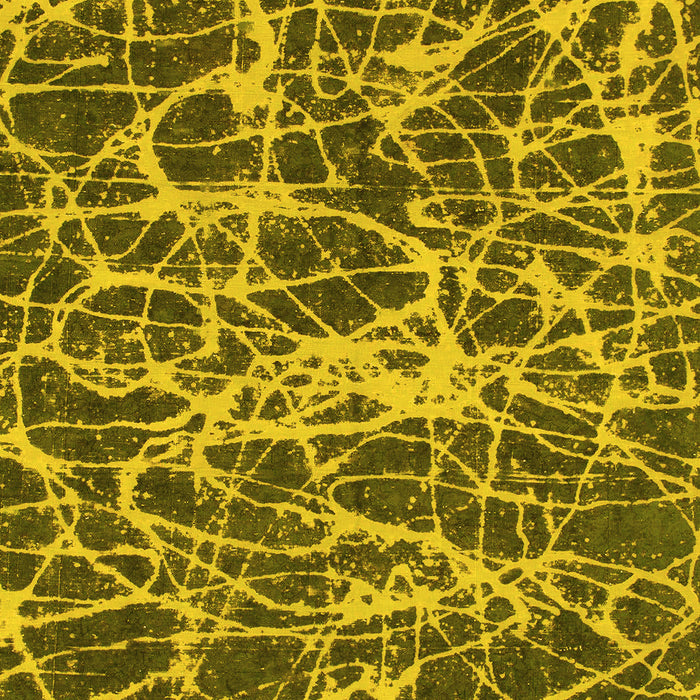 Machine Washable Abstract Yellow Modern Rug, wshabs1128yw